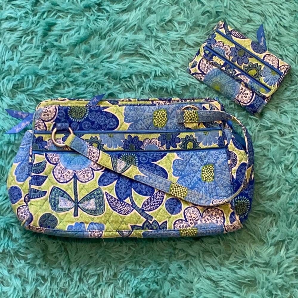 Vera Bradley Shoulder Bag w/ matching wallet